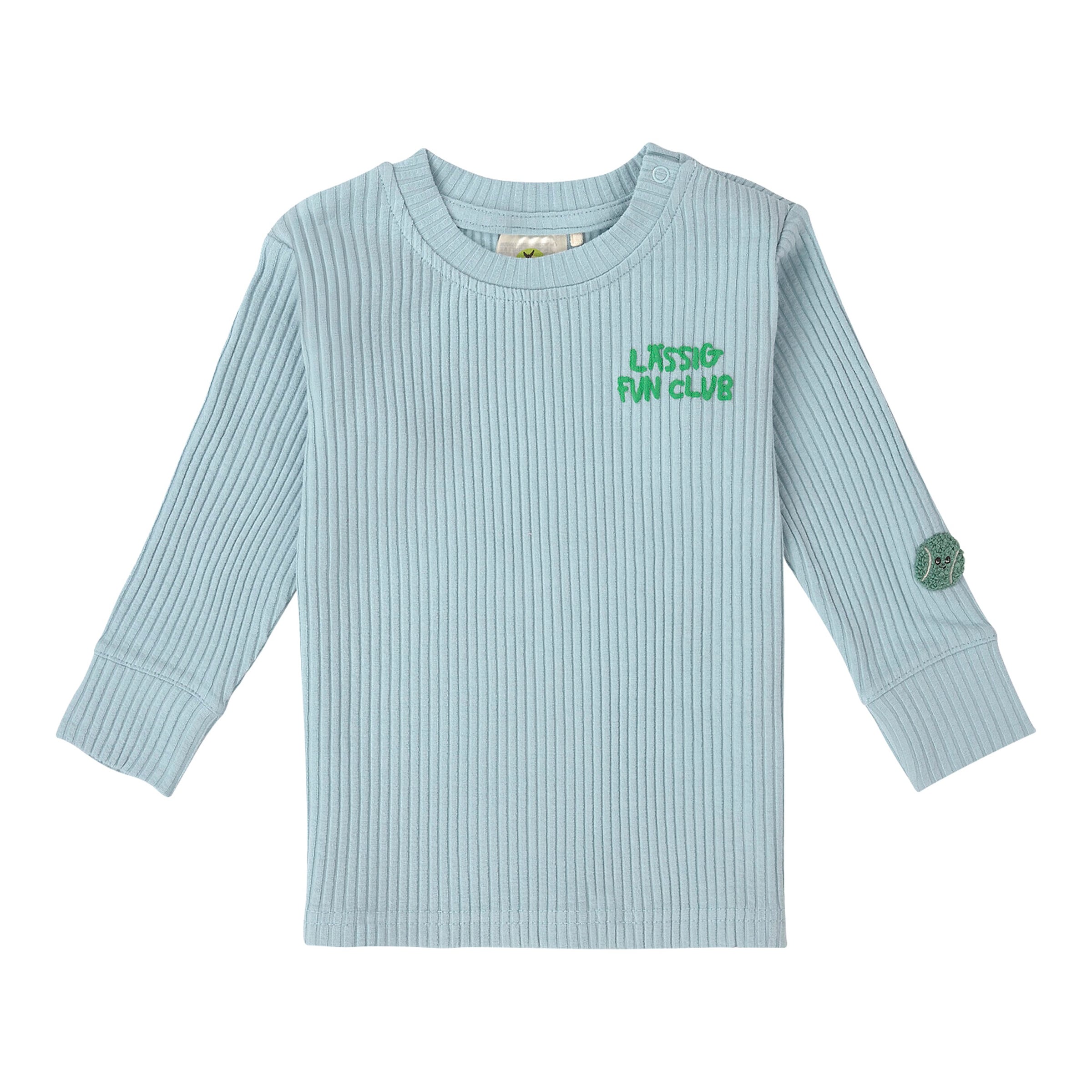 Lässig Shirt langarm Fun Club Rippqualität
