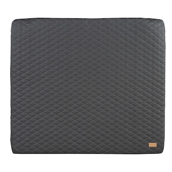 Wickelauflage Graphite gesteppt 'Luxe'