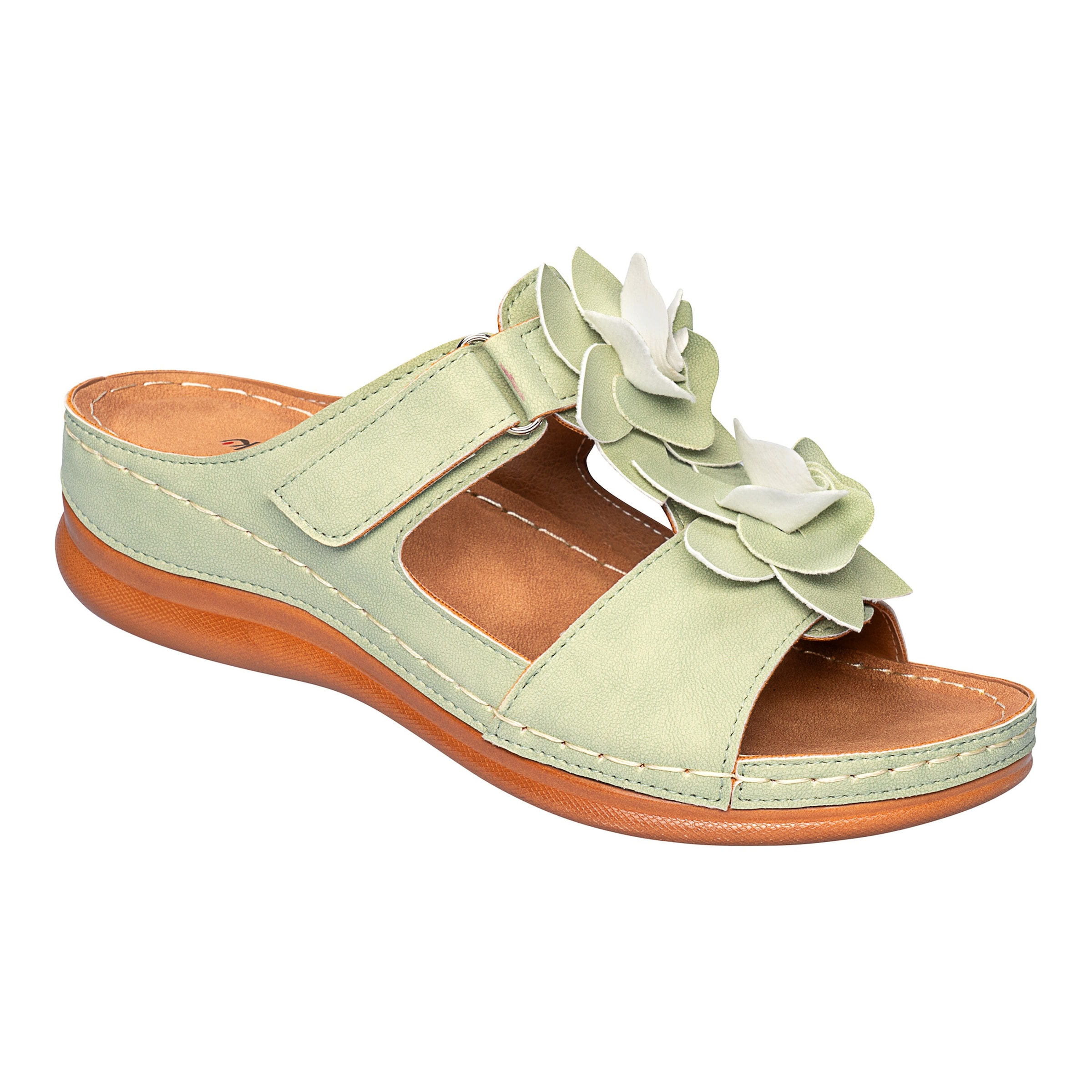 Bequem-Pantolette „Blume“