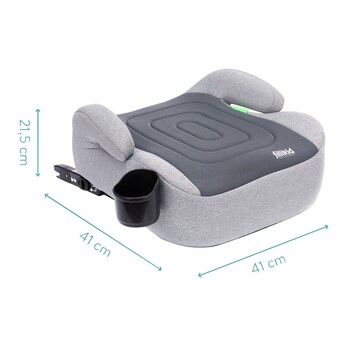 Sitzerhöhung mit Isofix i-size schwarz