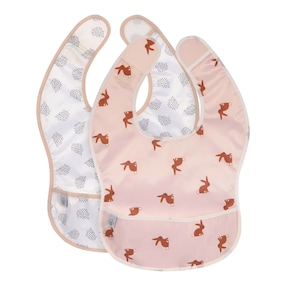 Lot de 2 bavoirs avec coque de récupération