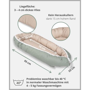 Kuschelnest 55x95 cm