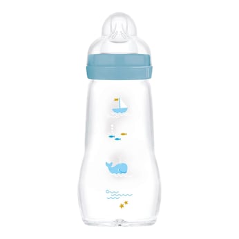 Babyflasche Feel Good matt, Glas, 260 ml, ab 0M