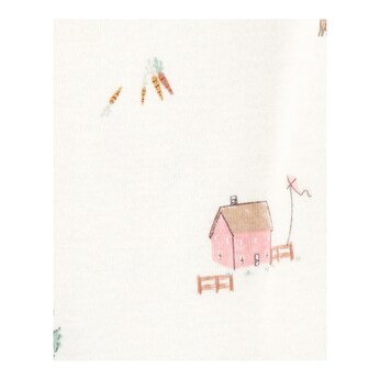 2-tlg. Set Shirt langarm und Leggings Farm