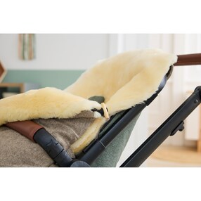 Winterfußsack Lammfell Lille Wool für Kinderwagen, Buggy