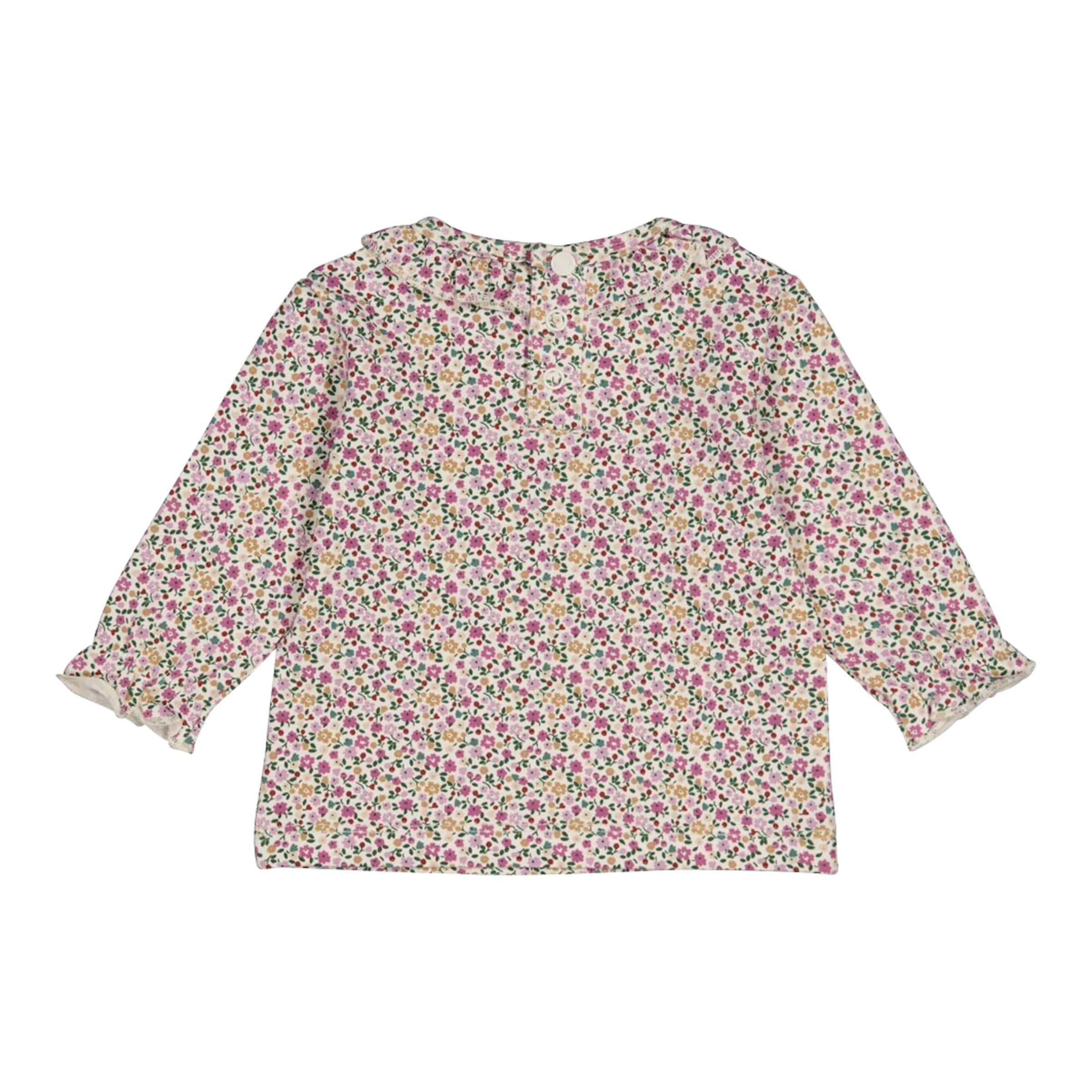 Feetje Shirt langarm mit Rüschenkragen Blumen