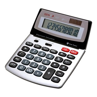Calculatrice de poche avec écran géant