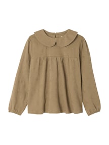 Mädchen Blusenshirt mit Lochstickereien