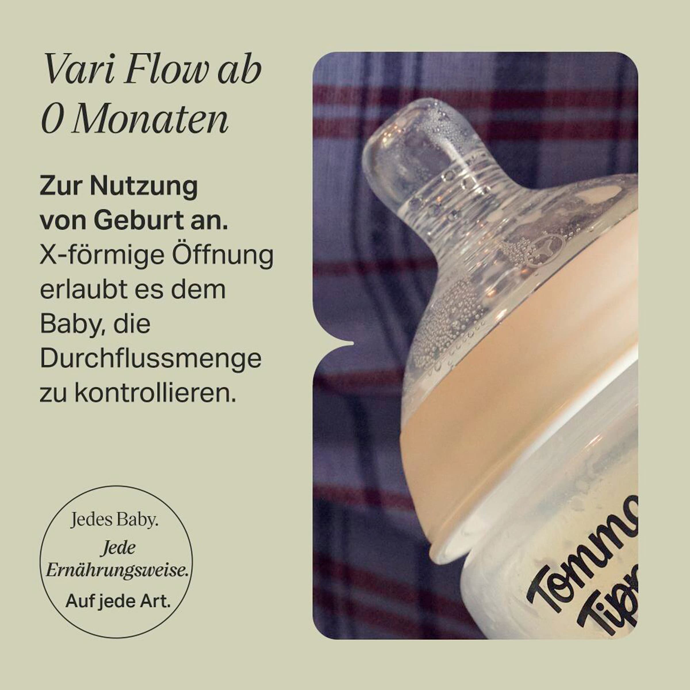 Tommee Tippee Twist & Click 2er-Pack Trinksauger, variabel 0M+