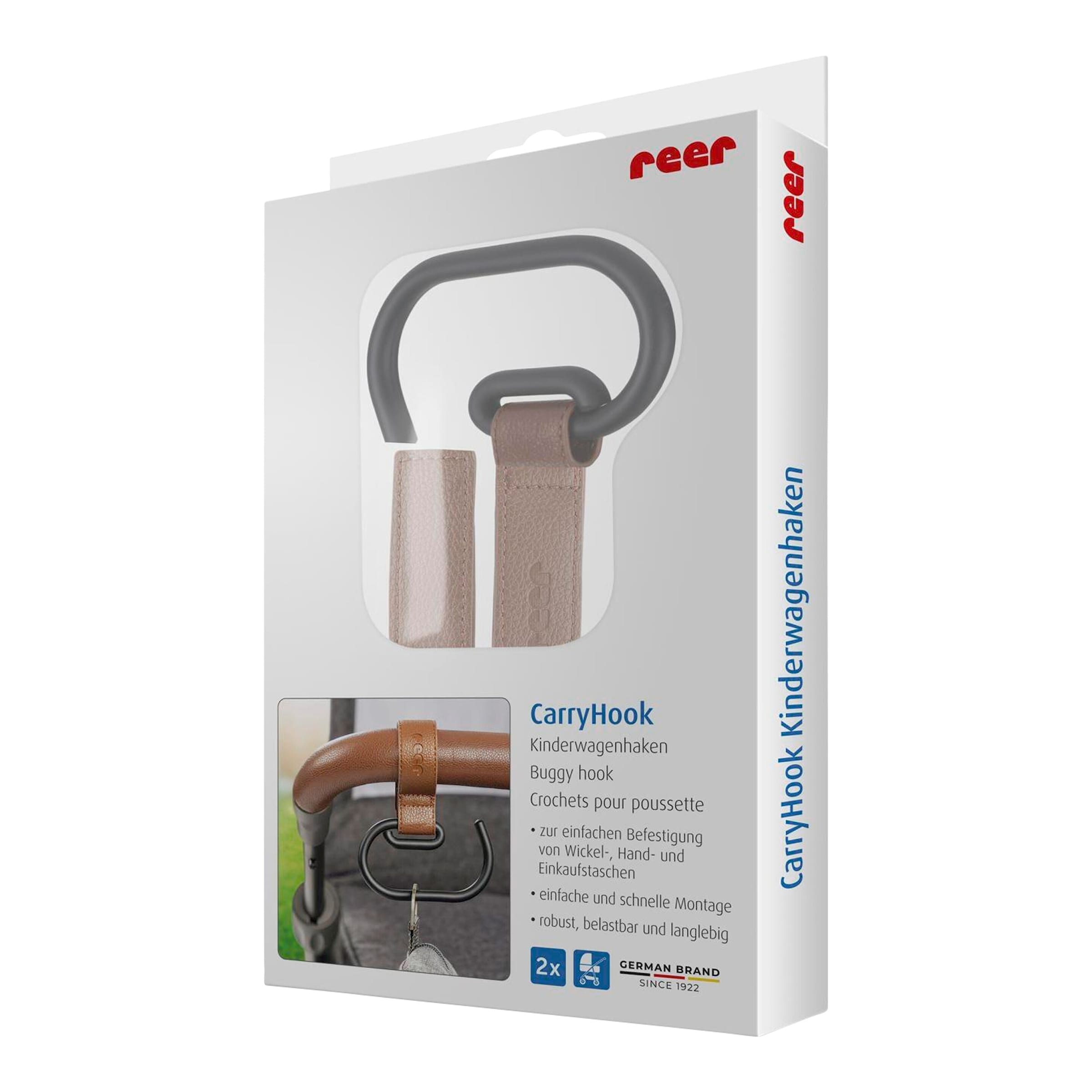 2er-Pack Clip&amp;Go Befestigungshaken