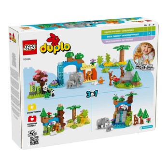10446 Wildtier-Familien 3-in-1-Set