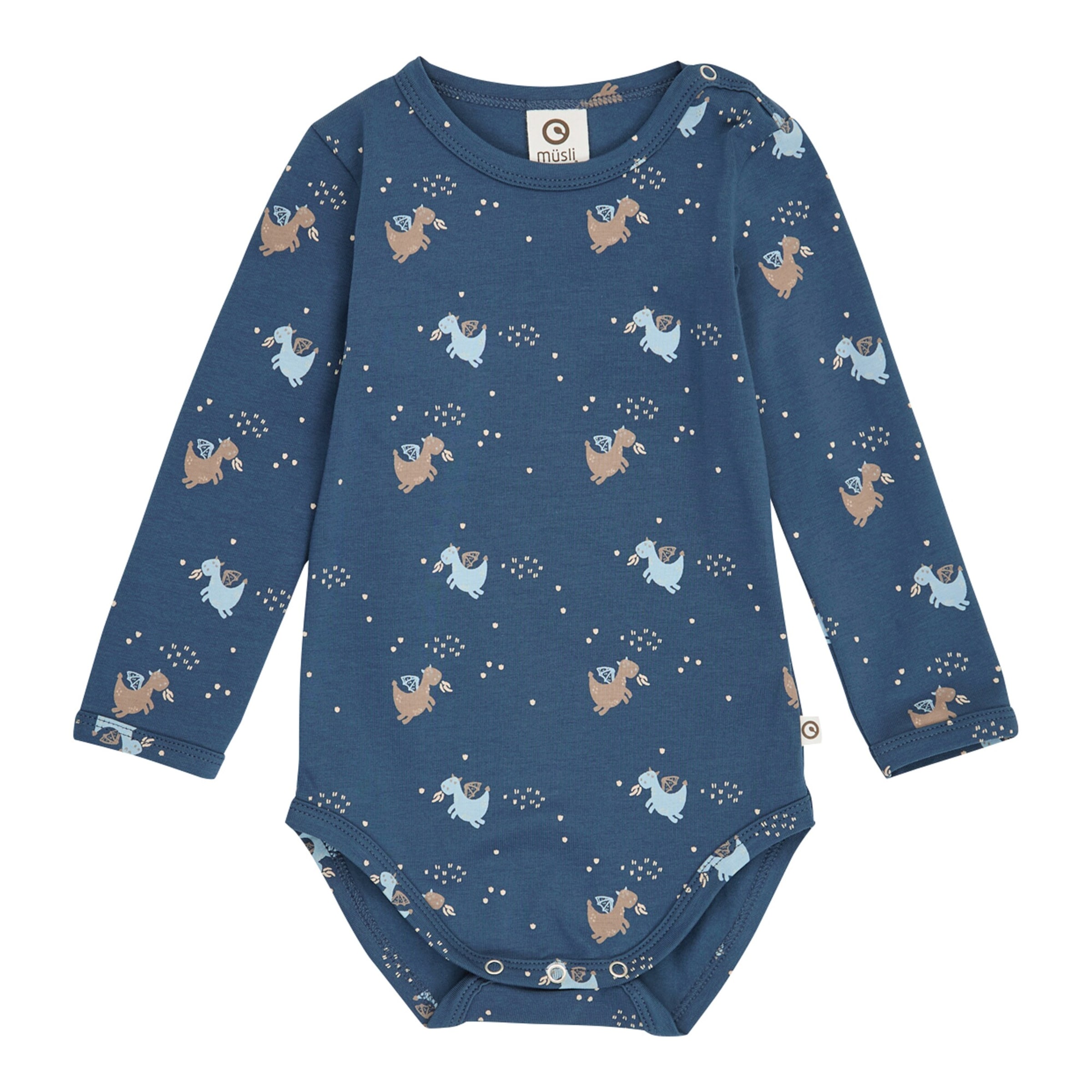 Müsli Body langarm Drachen