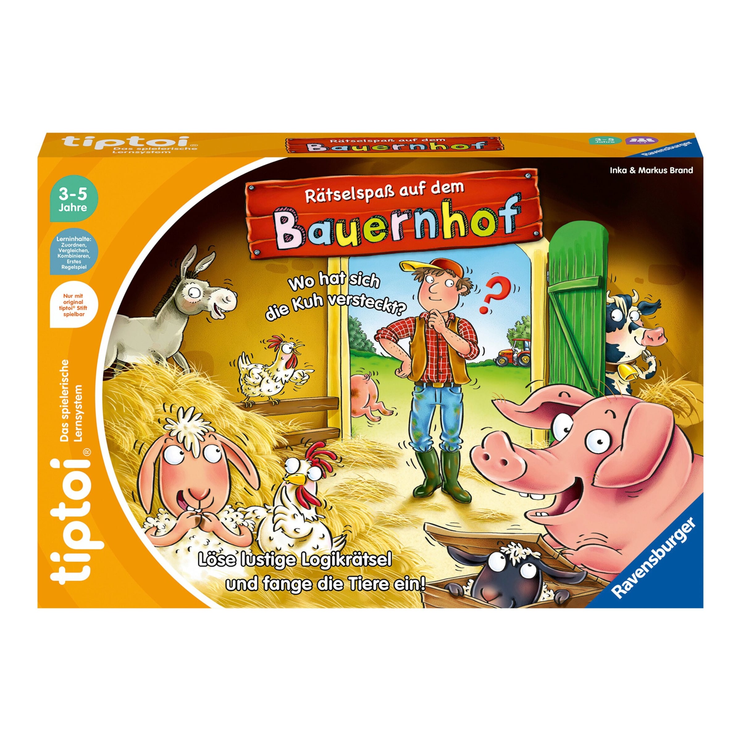Ravensburger Tiptoi Lernspiel Rätselspaß auf dem Bauernhof