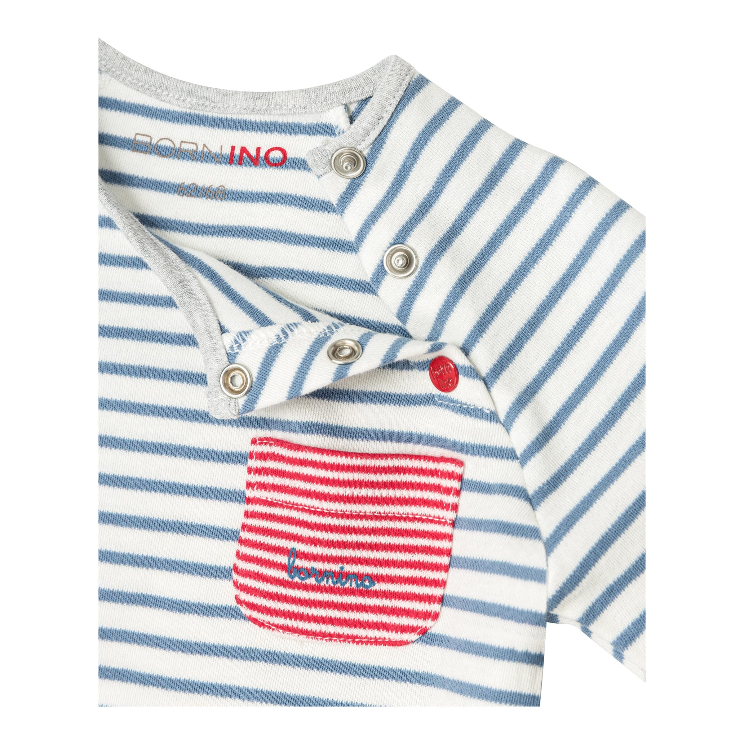 Thumbnail - Bornino Lieblinge Raglanshirt langarm Elefant Ringel