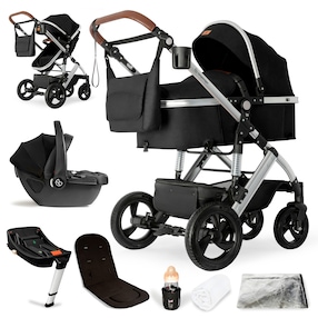 Kinderwagen Nizza + Babyschale + Isofix-Station