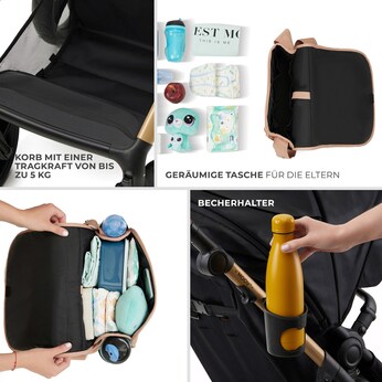 Kombikinderwagen MOOV 2 Air Trio-Set inkl. Babyschale MINK PRO
