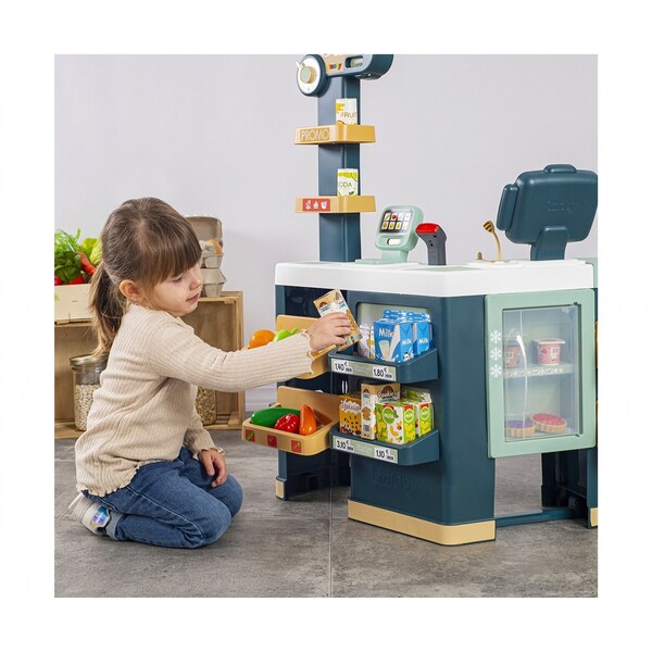 Maxi-Supermarkt | Kaufladen baby-walz Smoby - Einkaufswagen mit