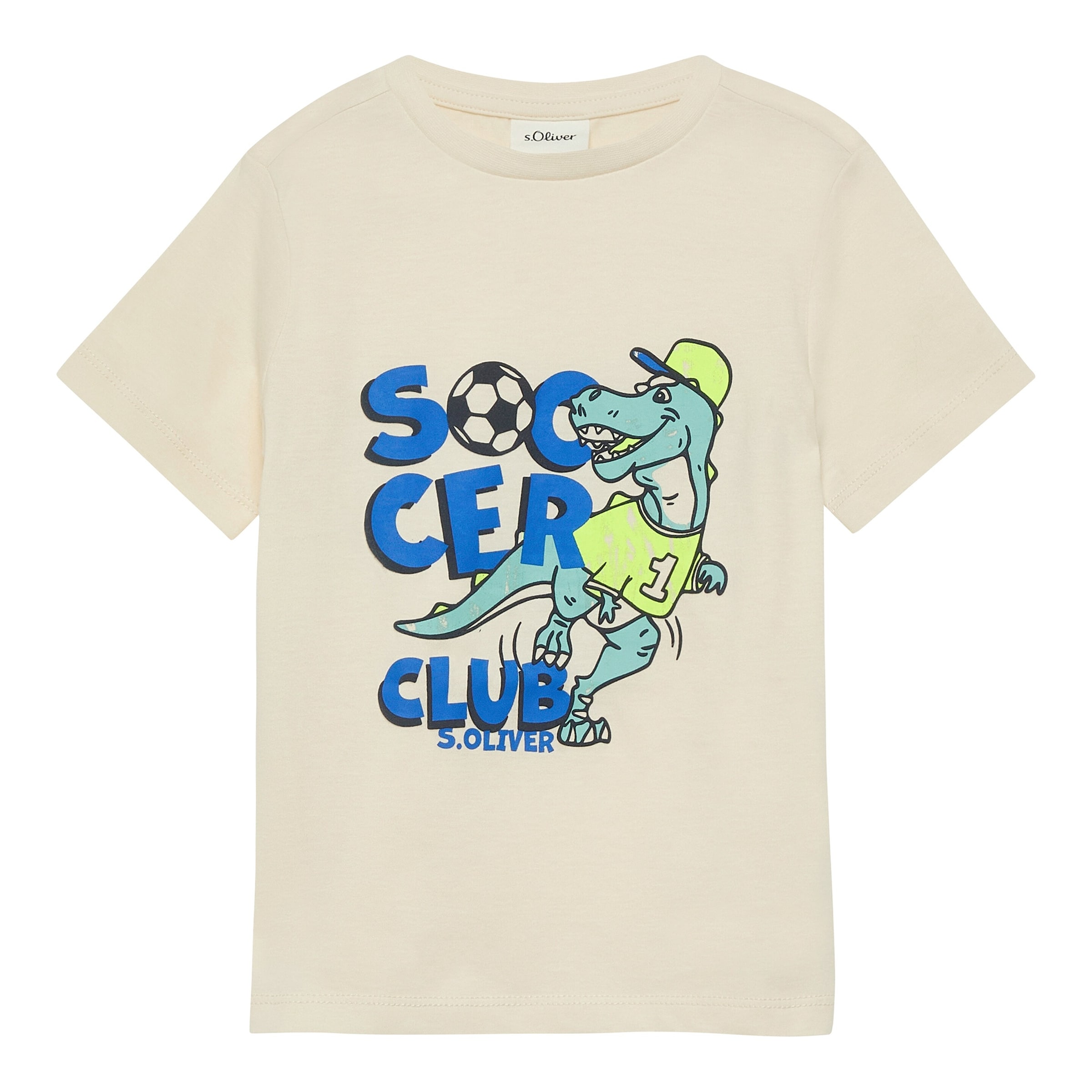 S.Oliver T-Shirt Dino Fußball