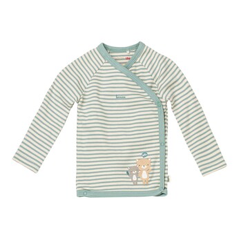 Wickelshirt langarm Ringel Bären