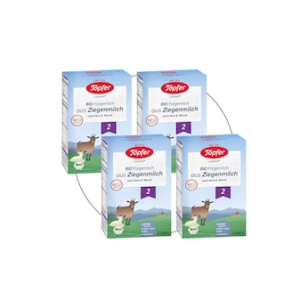 4er Pack Bio Folgemilch Ziege 2, 400g