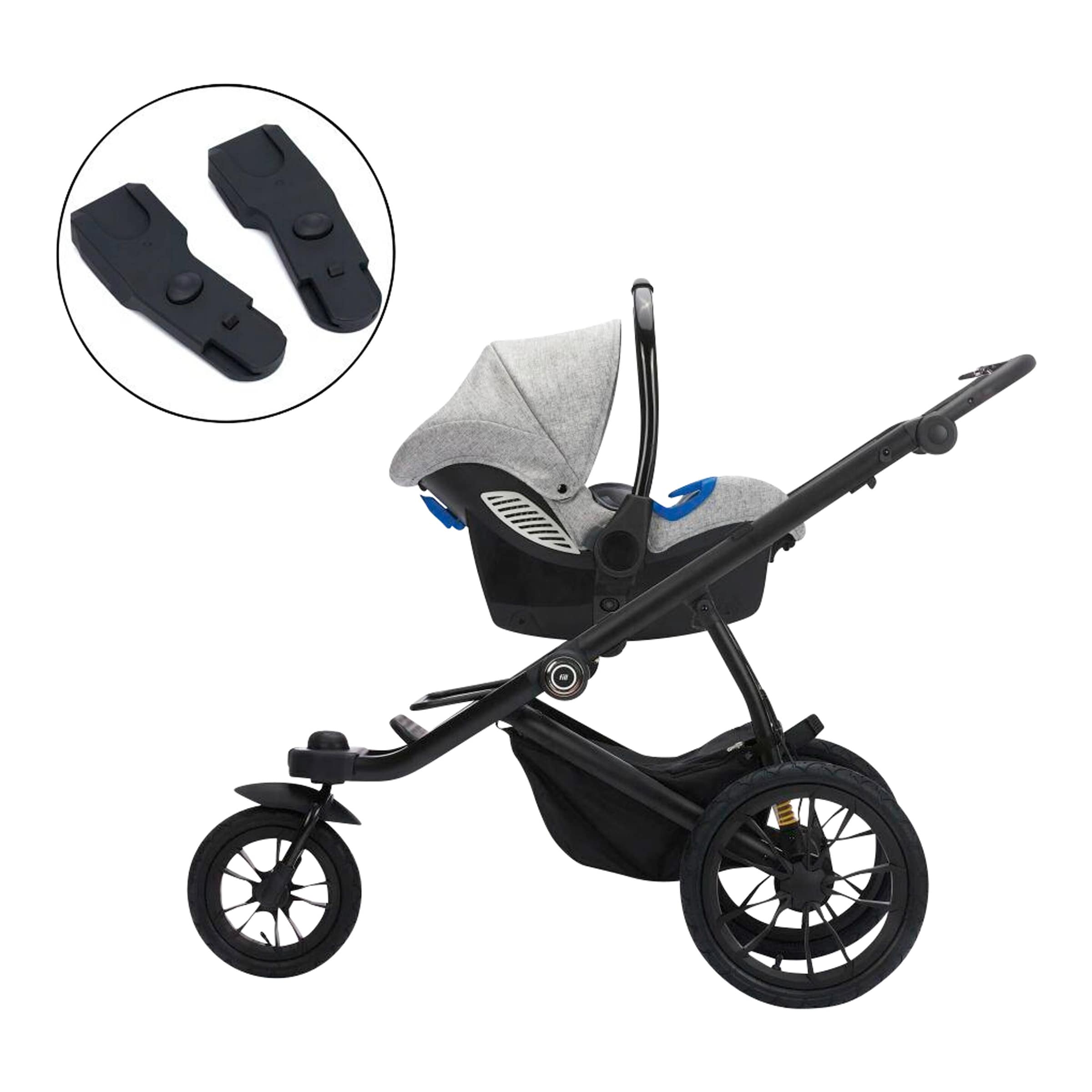 Fillikid Adapter S609 Kinderwagen Jogger Run schwarz