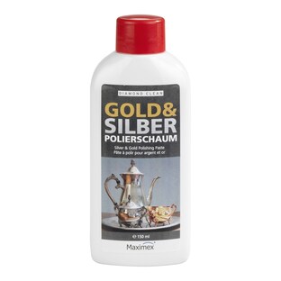 Polijstschuim goud en zilver "Diamond Clean", 150 ml