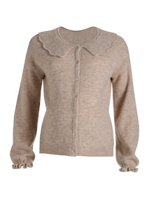 Pullover mit Zierkragen für Schwangerschaft & Stillzeit