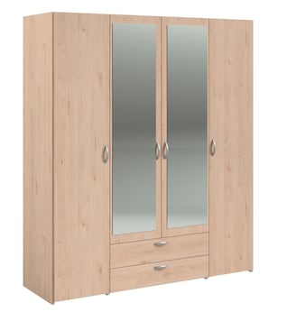 Kleiderschrank 4-türig "Daily 13" mit Spiegel
