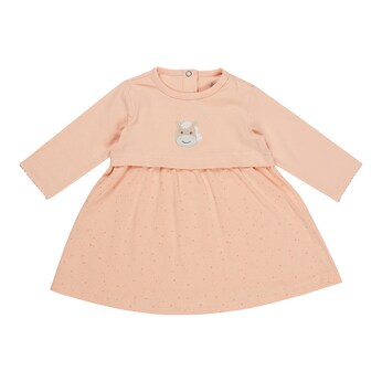 Kleid langarm Punkte