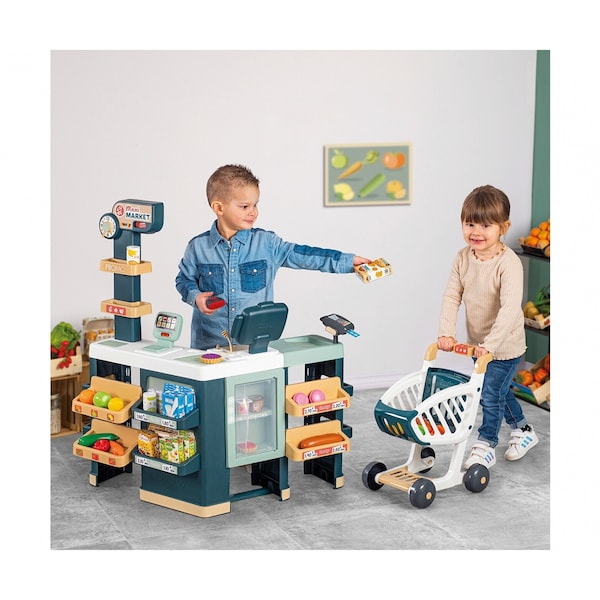 Smoby - Kaufladen Maxi-Supermarkt mit Einkaufswagen | baby-walz