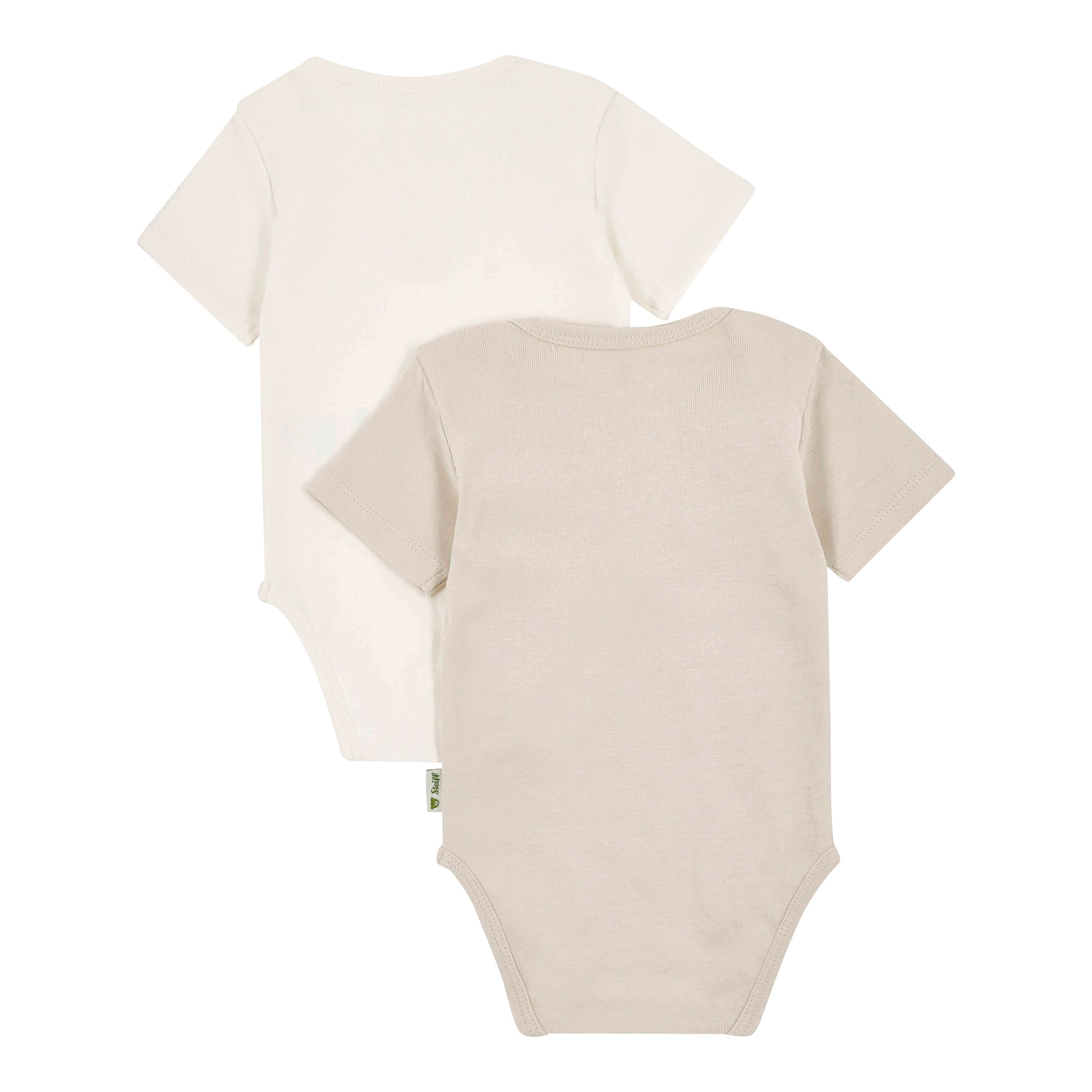Steiff 2er-Pack Bodys kurzarm Bär