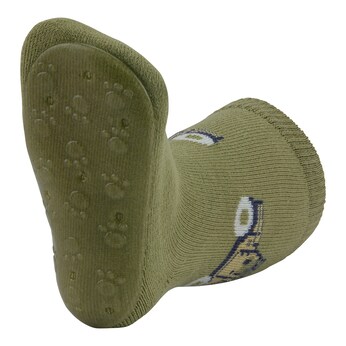 2er-Pack ABS-Socken Fliesen Flitzer Nashorn Auto