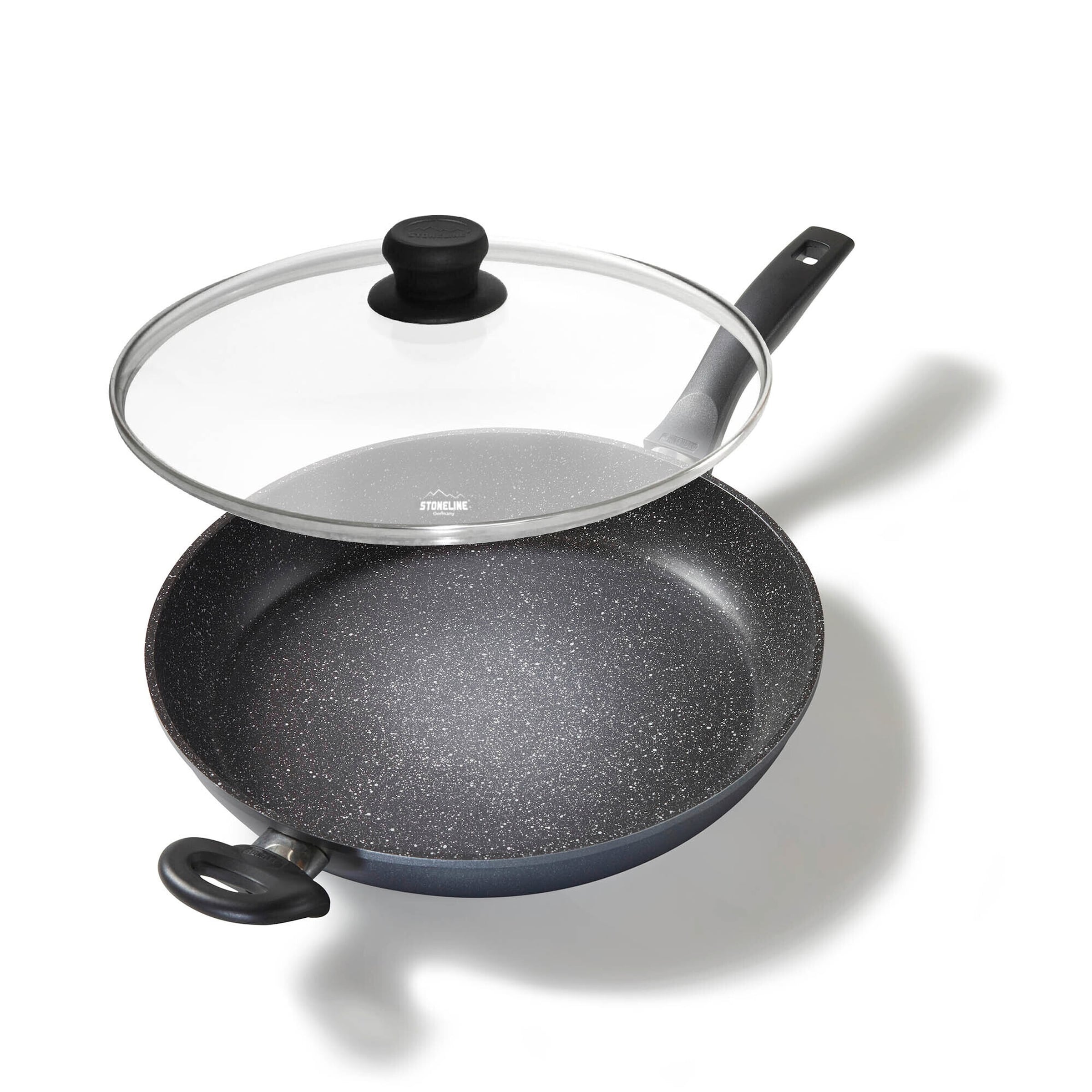 STONELINE® STONELINE Bratpfanne 32 cm | mit Deckel - Schwarz