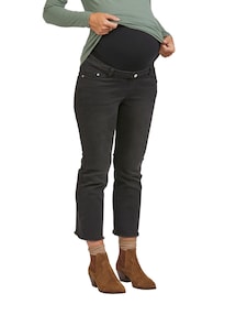 Flare-Jeans für die Schwangerschaft, Schrittlänge 65 cm, Bundweite verstellbar