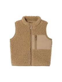 Baby Weste aus Teddyfleece