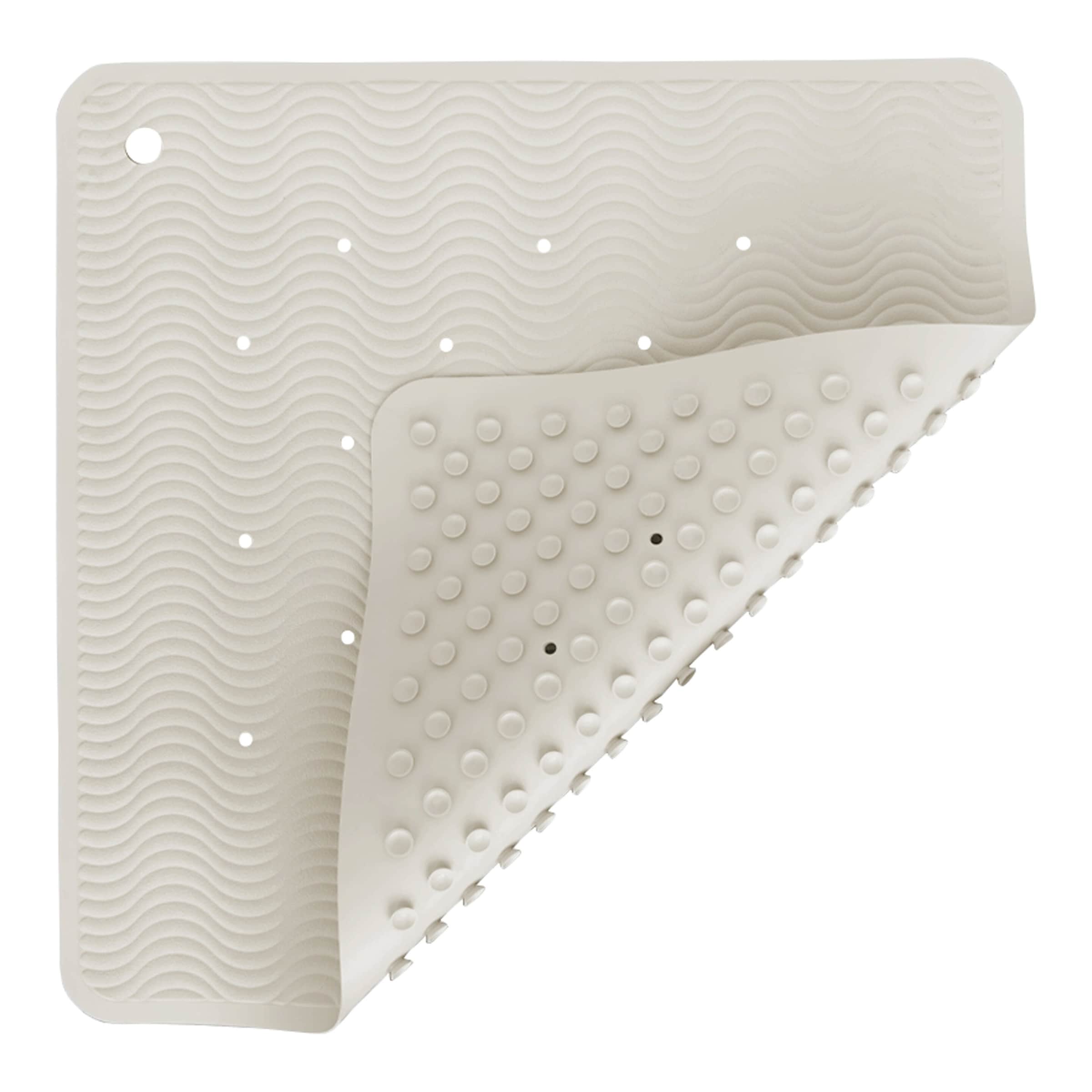 Hevea Badewannenmatte Wave aus Naturkautschuk 52,5x52,5 cm