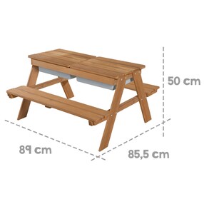 Kindersitzgarnitur Outdoor + mit Spielwannen und Bankkissen Little Stars 