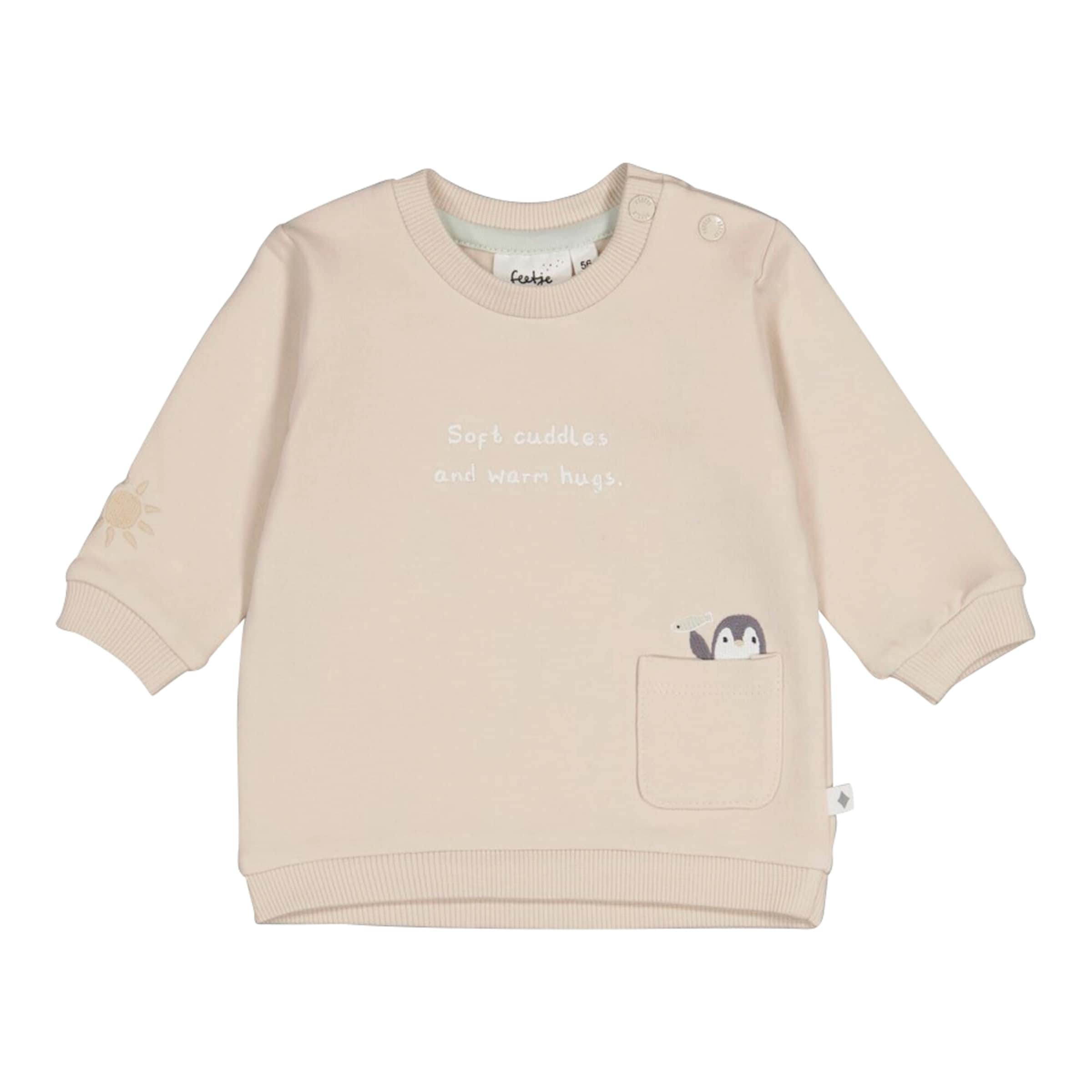 Feetje Sweatshirt mit Tasche Pinguin