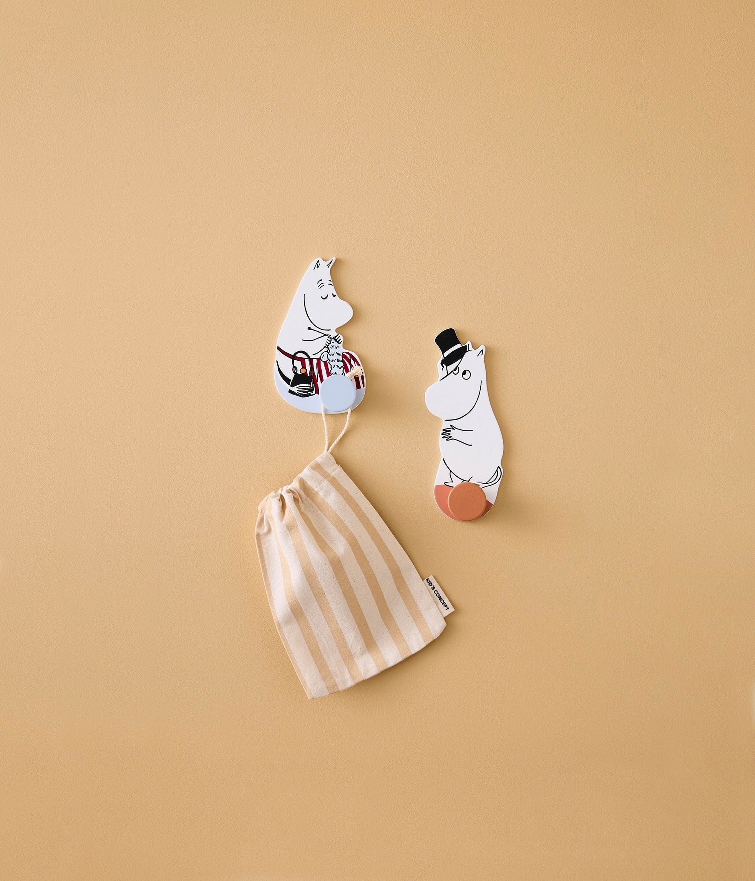 Kids Concept Kleiderhaken 2er-Set Mumin