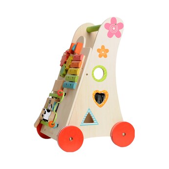 Lauflernwagen Spielzeug 2-in-1 aus Holz