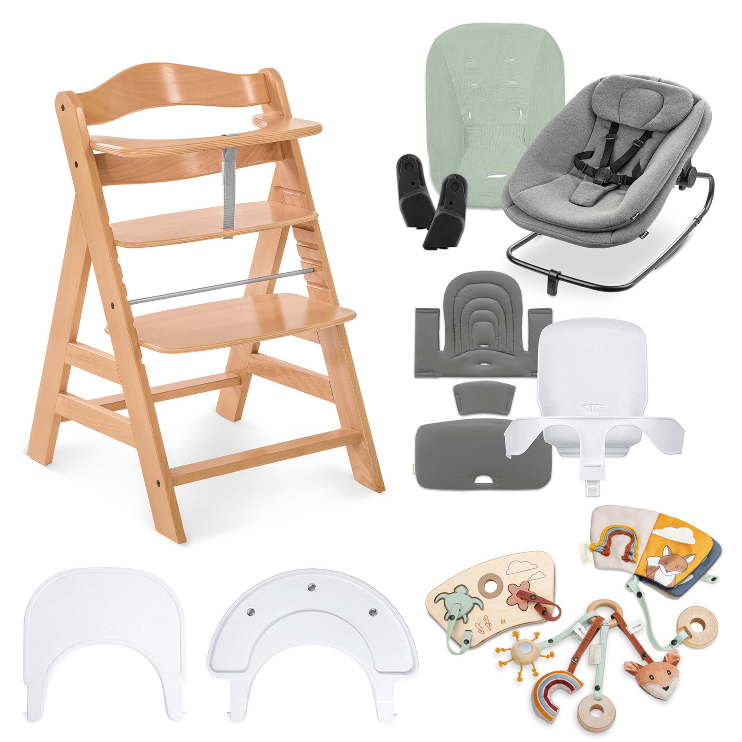 Hauck Hochstuhl Alpha+ Start N Grow Set