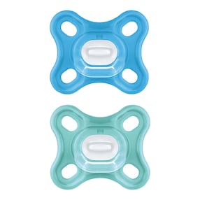 Lot de 2 sucettes en silicone Comfort 0-3M