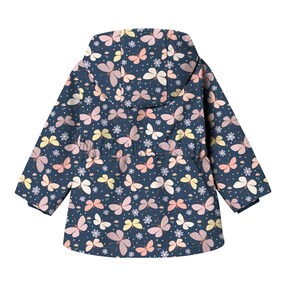 Windbreaker mit abnehmbarer Kapuze Schmetterlinge