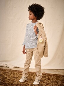 Kinder Stoff-Sneakers mit Klett und Anziehtrick