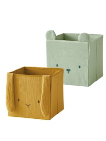 2er-Set Kinderzimmer Aufbewahrungsboxen