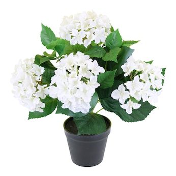 Kunstbloem "Hortensia in pot"