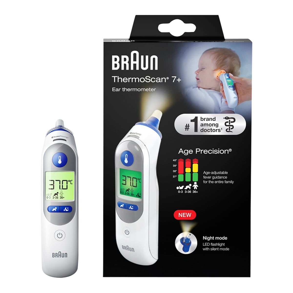 Braun Ohrthermometer Von F Auf C Umstellen BRAUN - Ohrthermometer ThermoScan® 7+
