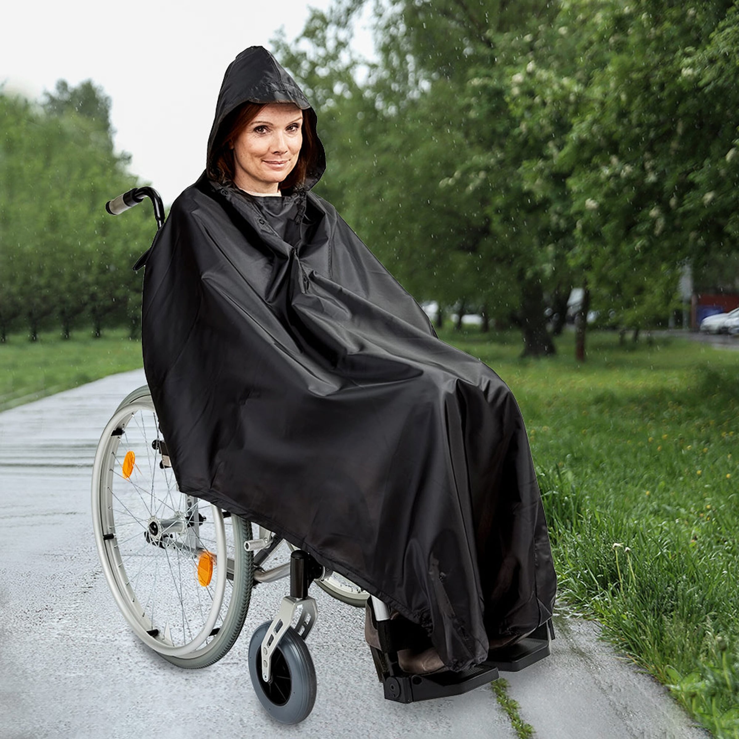 Wellys Rollstuhl-Regencape schwarz