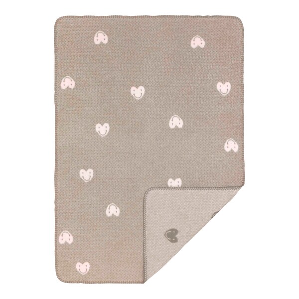 Heart grey/soft rose