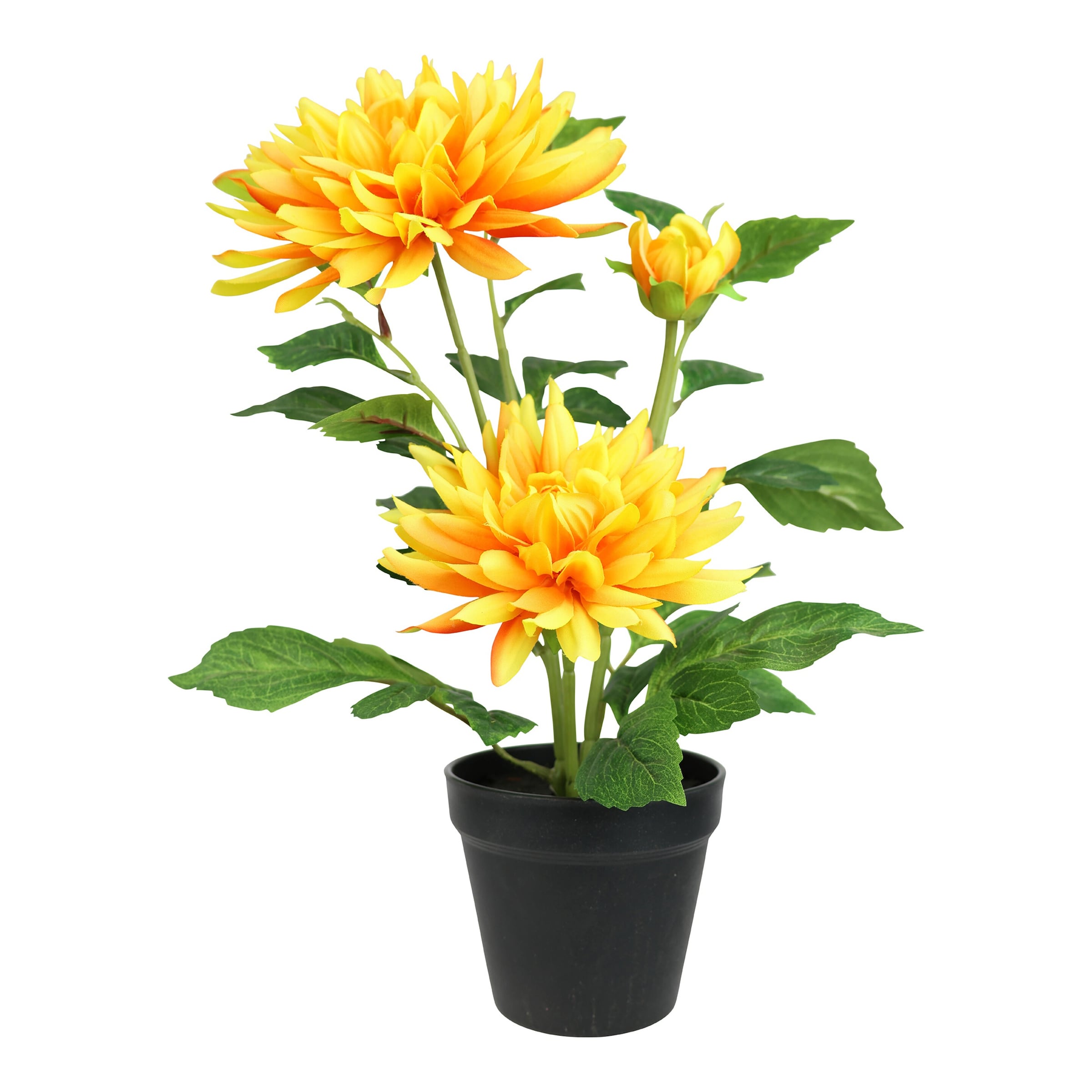 Kunstblume "Chrysanthemen im Topf"